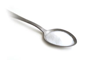 One teaspoon of salt